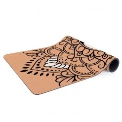 Bilderwelten Tapis de yoga Mandala Yin et Yang - Face supérieure : liège<br>Face inférieure : caoutchouc naturel -Tapis Soldes Boutique 1000346114 220517 030 DETAILS P000000001000346114