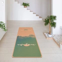 Bilderwelten Tapis de yoga Inspirer expirer II - Face supérieure : liège<br>Face inférieure : caoutchouc naturel -Tapis Soldes Boutique 1000346117 220517 020 MOOD DETAILS P000000001000346117 mood