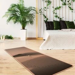 Bilderwelten Tapis de yoga Flamants roses - Face supérieure : liège<br>Face inférieure : caoutchouc naturel -Tapis Soldes Boutique 1000346139 220517 021 MOOD DETAILS P000000001000346139 mood