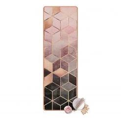 Bilderwelten Tapis de yoga Géométrie dorée - Face supérieure : liège<br>Face inférieure : caoutchouc naturel -Tapis Soldes Boutique 1000346168 220517 040 DETAILS P000000001000346168