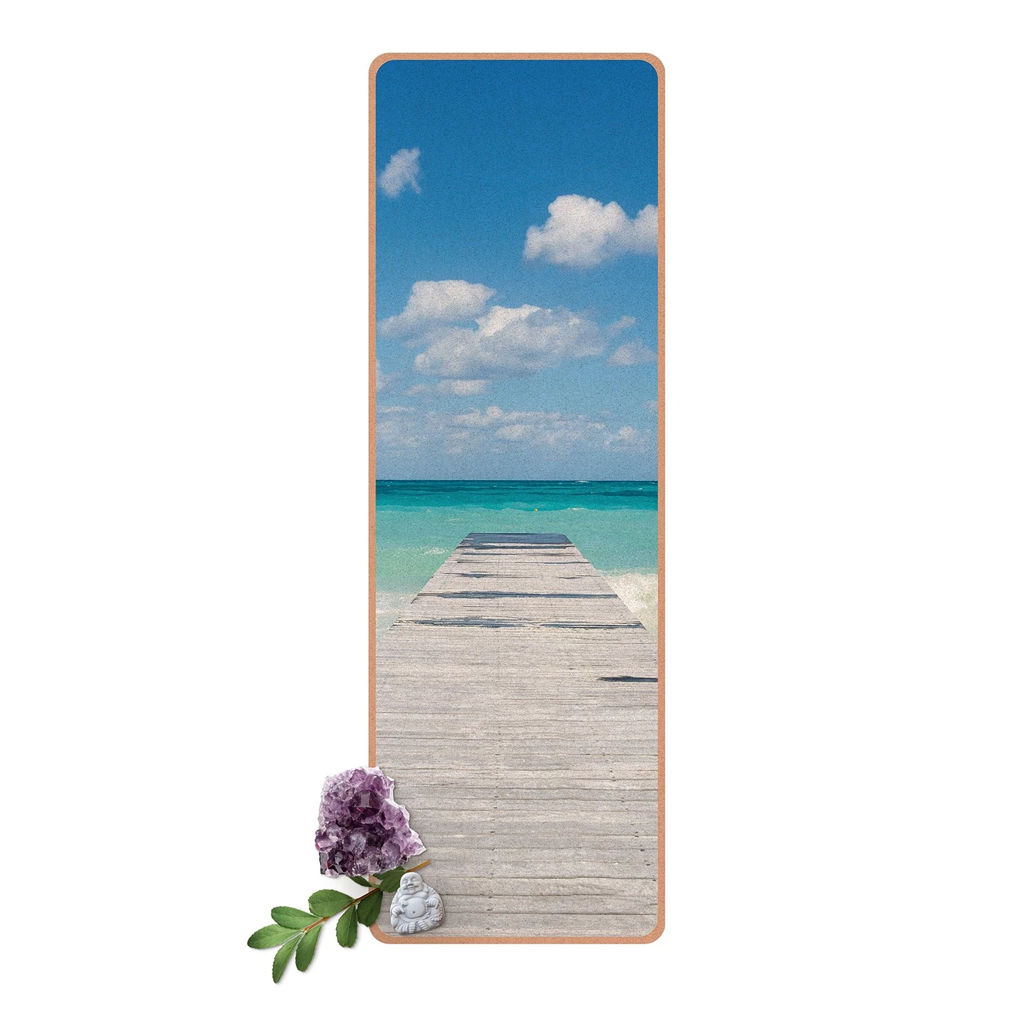 Bilderwelten Tapis de yoga Ponton - Face supérieure : liège<br>Face inférieure : caoutchouc naturel 7 Bilderwelten Tapis de yoga Ponton - Face supérieure : liège<br>Face inférieure : caoutchouc naturel – Image 5