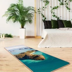 Bilderwelten Tapis de yoga Île - Face supérieure : liège<br>Face inférieure : caoutchouc naturel -Tapis Soldes Boutique 1000346190 220517 021 MOOD DETAILS P000000001000346190 mood