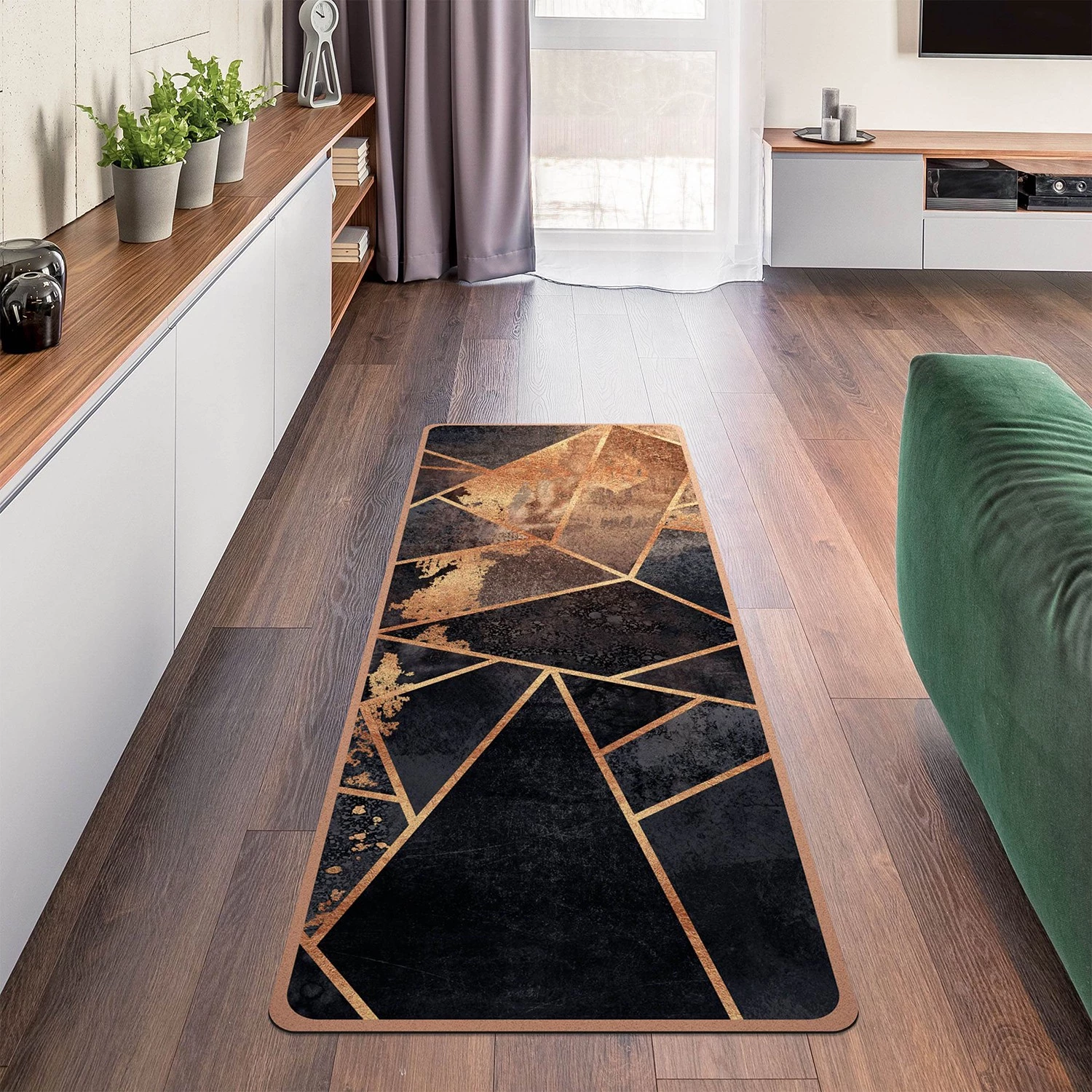 Bilderwelten Tapis de yoga Onyx I - Face supérieure : liège<br>Face inférieure : caoutchouc naturel 4 Bilderwelten Tapis de yoga Onyx I - Face supérieure : liège<br>Face inférieure : caoutchouc naturel – Image 2