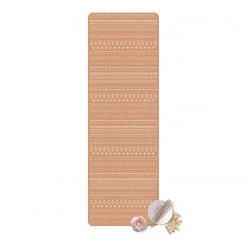 Bilderwelten Tapis de yoga Motif géométrique - Face supérieure : liège<br>Face inférieure : caoutchouc naturel -Tapis Soldes Boutique 1000346238 220517 040 DETAILS P000000001000346238