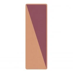 Bilderwelten Tapis de yoga Triangles - Face supérieure : liège<br>Face inférieure : caoutchouc naturel - Mauve