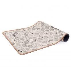 Bilderwelten Tapis de yoga Marbre I - Face supérieure : liège<br>Face inférieure : caoutchouc naturel - Gris -Tapis Soldes Boutique 1000346250 220517 030 DETAILS P000000001000346250