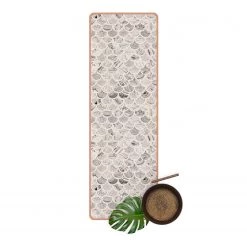 Bilderwelten Tapis de yoga Marbre I - Face supérieure : liège<br>Face inférieure : caoutchouc naturel - Gris -Tapis Soldes Boutique 1000346250 220517 040 DETAILS P000000001000346250