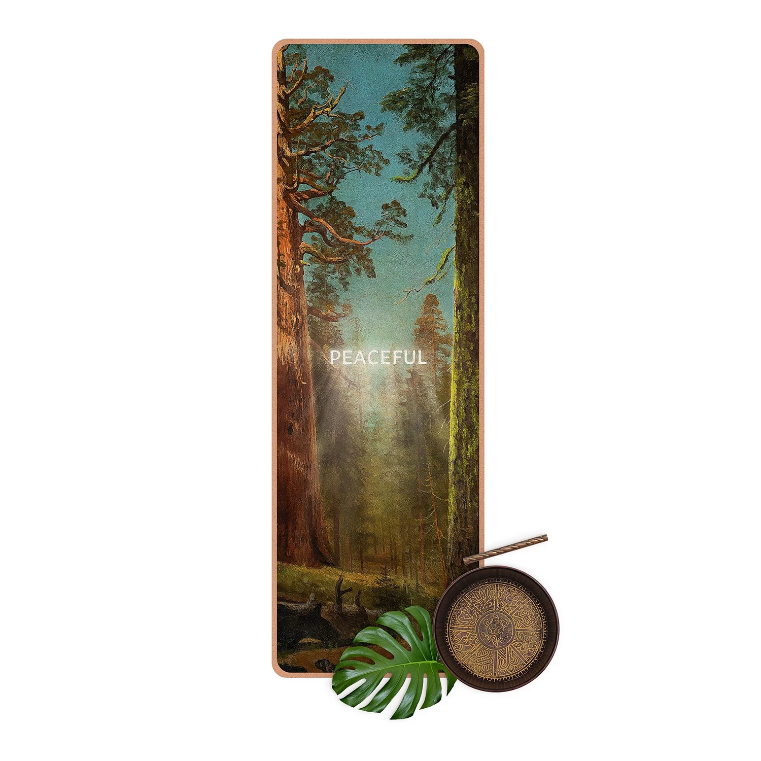 Bilderwelten Tapis de yoga Peaceful - Face supérieure : liège<br>Face inférieure : caoutchouc naturel 7 Bilderwelten Tapis de yoga Peaceful - Face supérieure : liège<br>Face inférieure : caoutchouc naturel – Image 5