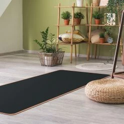 Bilderwelten Tapis de yoga Timbu - Face supérieure : liège<br>Face inférieure : caoutchouc naturel - Gris -Tapis Soldes Boutique 1000346257 220517 021 MOOD DETAILS P000000001000346257 mood