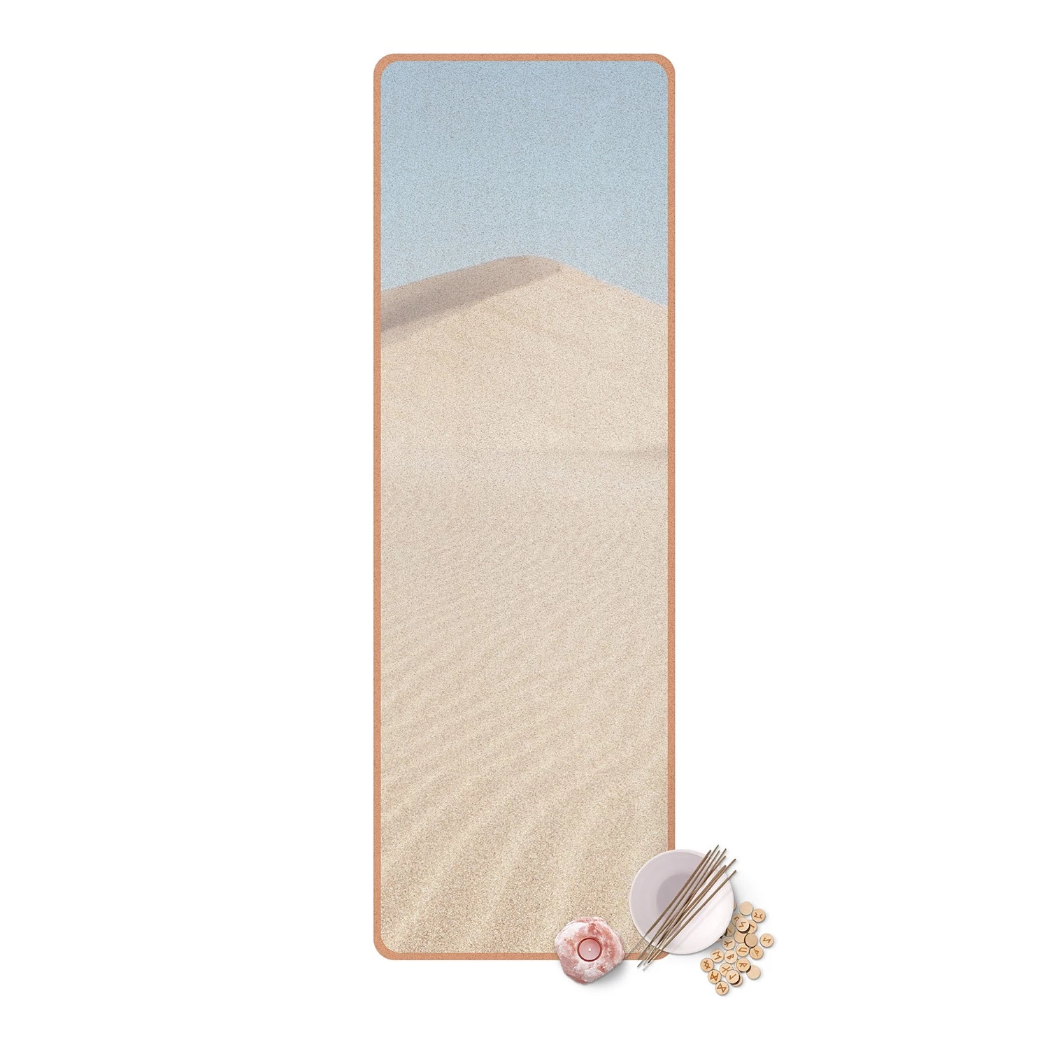 Bilderwelten Tapis de yoga Colline de sable - Face supérieure : liège<br>Face inférieure : caoutchouc naturel 7 Bilderwelten Tapis de yoga Colline de sable - Face supérieure : liège<br>Face inférieure : caoutchouc naturel – Image 5