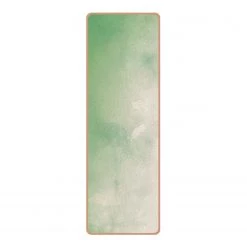 Bilderwelten Tapis de yoga Aquarelle - Face supérieure : liège<br>Face inférieure : caoutchouc naturel - Vert