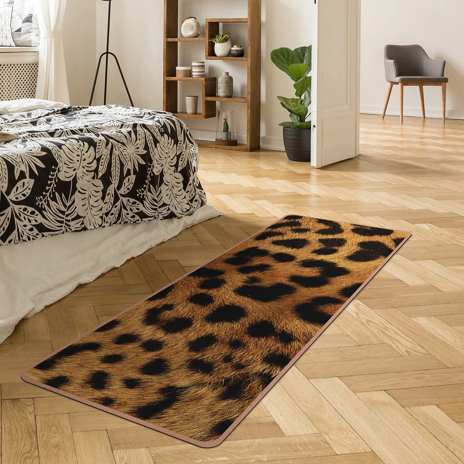 Bilderwelten Tapis de yoga Serval - Face supérieure : liège<br>Face inférieure : caoutchouc naturel 5 Bilderwelten Tapis de yoga Serval - Face supérieure : liège<br>Face inférieure : caoutchouc naturel – Image 3