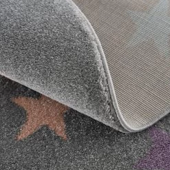 Happy Rugs Tapis enfant Fame II - Polypropylène - Gris argenté - Diamètre : 160 cm -Tapis Soldes Boutique 1000347451 220505 040 DETAILS P000000001000347451
