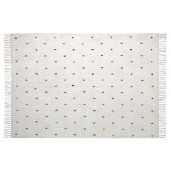 Top Square Tapis Meri - Coton - Blanc