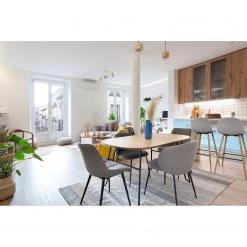 Top Square Tapis en laine Salette - Laine / Polyester - Multicolore -Tapis Soldes Boutique 1000352220 220609 024 MOOD DETAILS P000000001000352220 mood