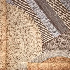 Top Square Tapis en laine Salette - Laine / Polyester - Multicolore -Tapis Soldes Boutique 1000352220 220609 040 DETAILS P000000001000352220