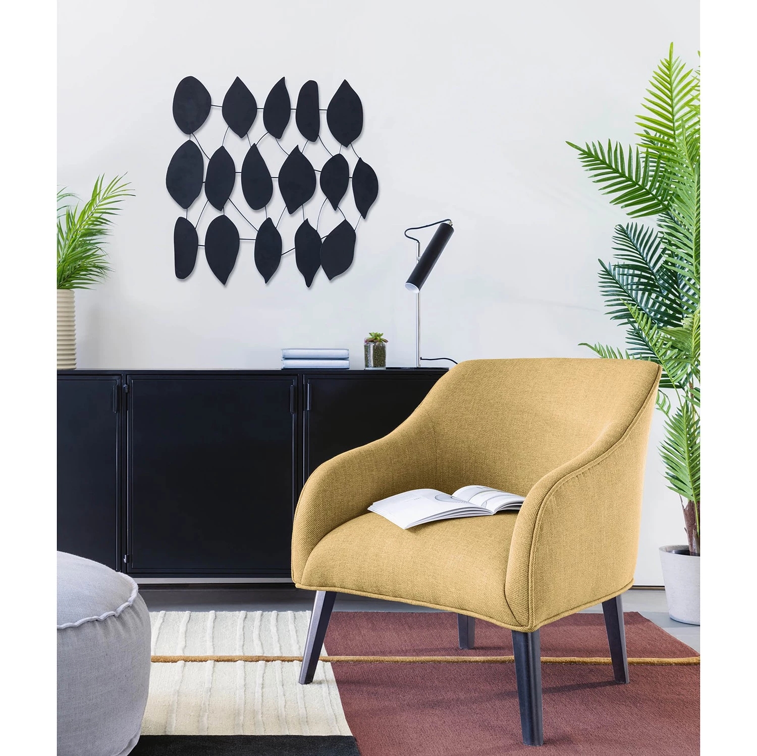 Top Square Tapis en laine Bahiti - Laine - Multicolore 5 Top Square Tapis en laine Bahiti - Laine - Multicolore – Image 3