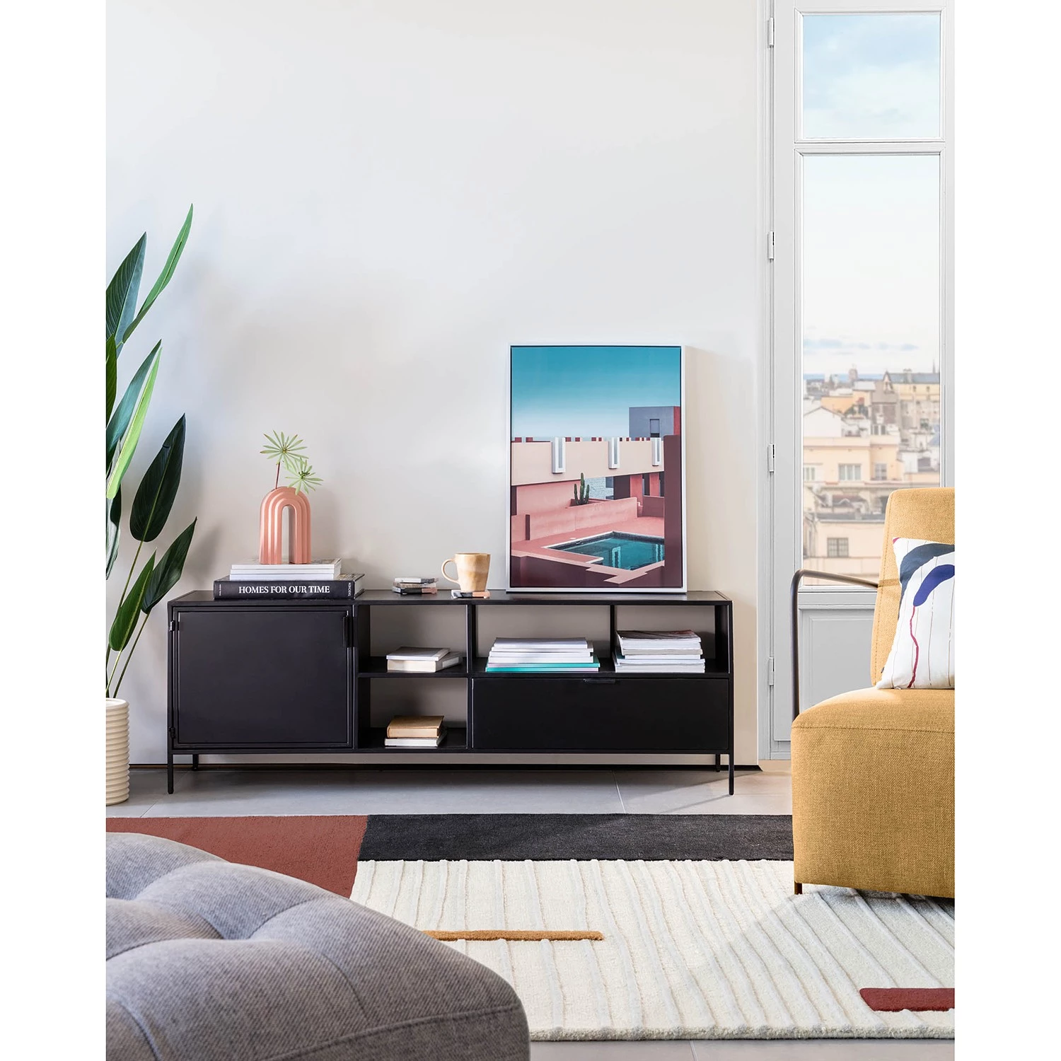 Top Square Tapis en laine Bahiti - Laine - Multicolore 7 Top Square Tapis en laine Bahiti - Laine - Multicolore – Image 5