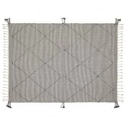Top Square Tapis Nurit - Coton - Noir