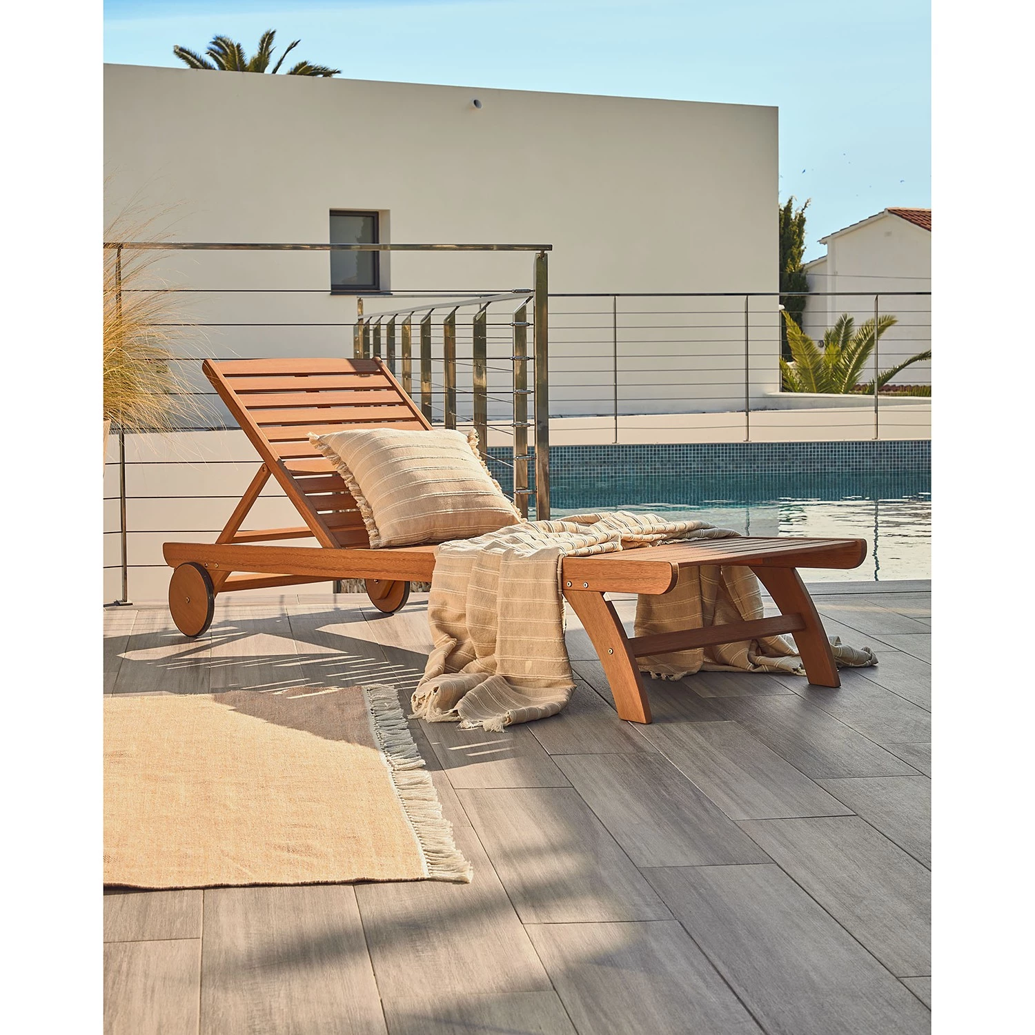 Top Square Tapis intérieur / extérieur Elbia - Téréphtalate de polyéthylène - Jaune moutarde 4 Top Square Tapis intérieur / extérieur Elbia - Téréphtalate de polyéthylène - Jaune moutarde – Image 2