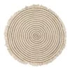 Top Square Tapis Gisel - Jute - Beige / Marron
