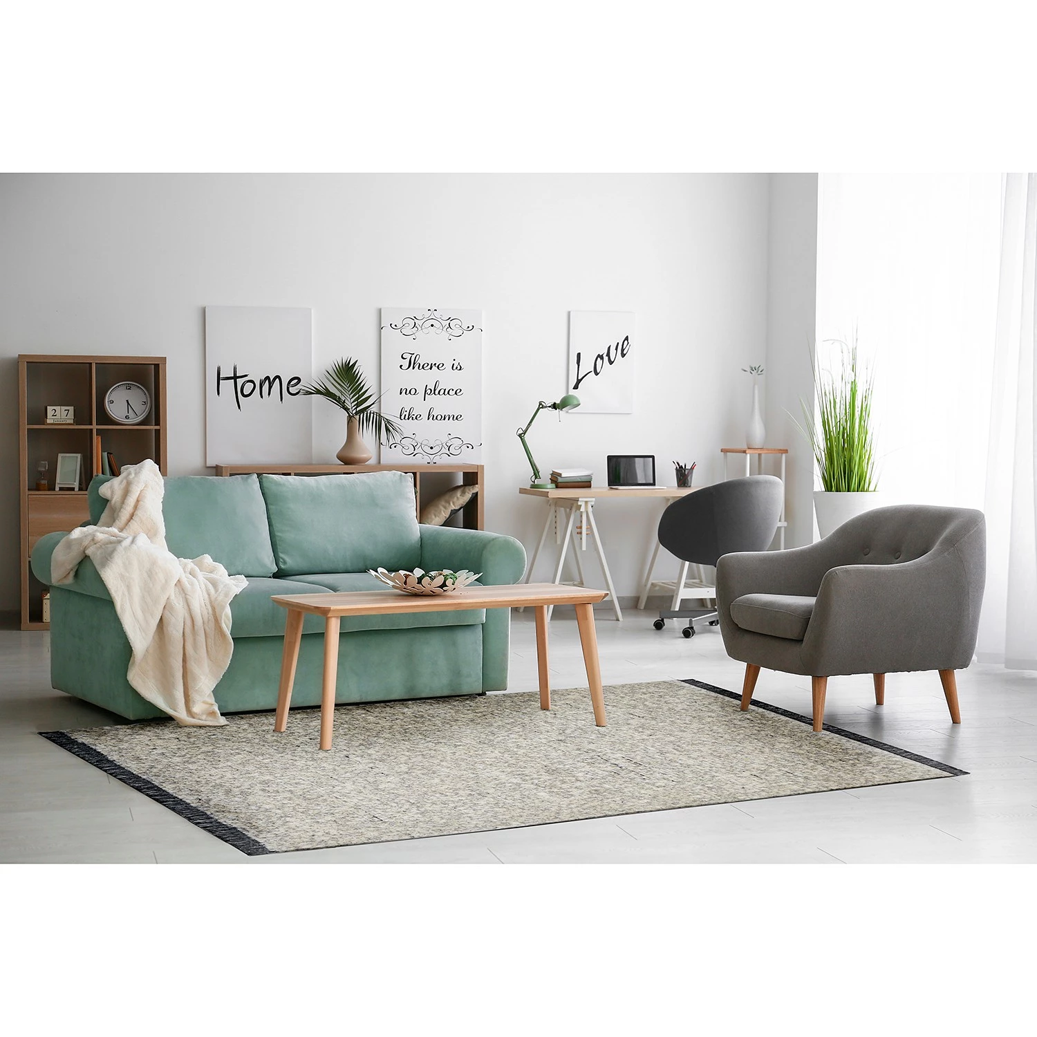 Luxor living Tapis Ovada I - Polyester - Beige / Gris - 160 x 230 cm 4 Luxor living Tapis Ovada I - Polyester - Beige / Gris - 160 x 230 cm – Image 2