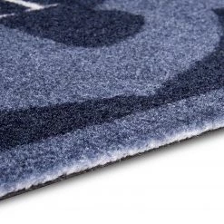 Zala Living Paillasson Moin - Polyamide - Bleu -Tapis Soldes Boutique 1000353296 220602 050 DETAILS P000000001000353296