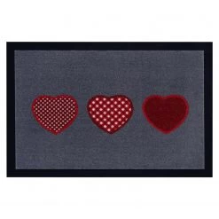 Hanse Home Paillasson Heart - Polyamide - Rouge
