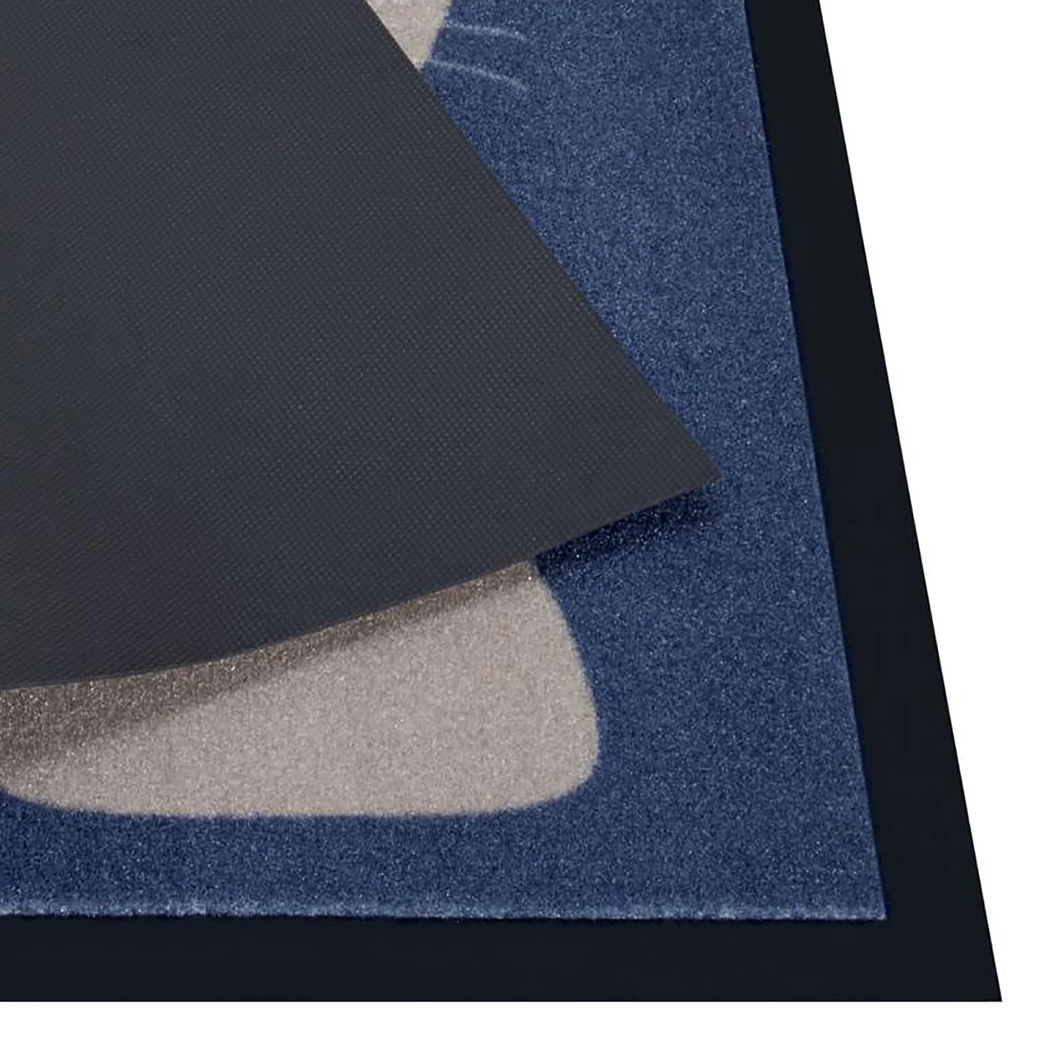 Top Square Paillasson Life is better with a Cat - Polyamide - Bleu 6 Top Square Paillasson Life is better with a Cat - Polyamide - Bleu – Image 4