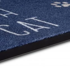 Top Square Paillasson Life is better with a Cat - Polyamide - Bleu 11 Top Square Paillasson Life is better with a Cat - Polyamide - Bleu -Tapis Soldes Boutique 1000353321 220602 050 DETAILS P000000001000353321