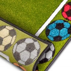 Hanse Home Tapis enfant Football Stadium - Polypropylène thermobouclé -Vert - 200 x 290 cm -Tapis Soldes Boutique 1000360950 220726 040 DETAILS P000000001000360950