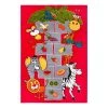Hanse Home Tapis enfant / couloir Jungle Jump - Polypropylène thermobouclé - Rouge / Gris -Tapis Soldes Boutique 1000360952 220726 010 IMAGE P000000001000360952