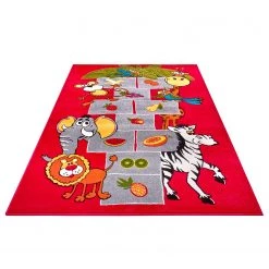 Hanse Home Tapis enfant / couloir Jungle Jump - Polypropylène thermobouclé - Rouge / Gris 10 Hanse Home Tapis enfant / couloir Jungle Jump - Polypropylène thermobouclé - Rouge / Gris -Tapis Soldes Boutique 1000360952 220726 030 DETAILS P000000001000360952