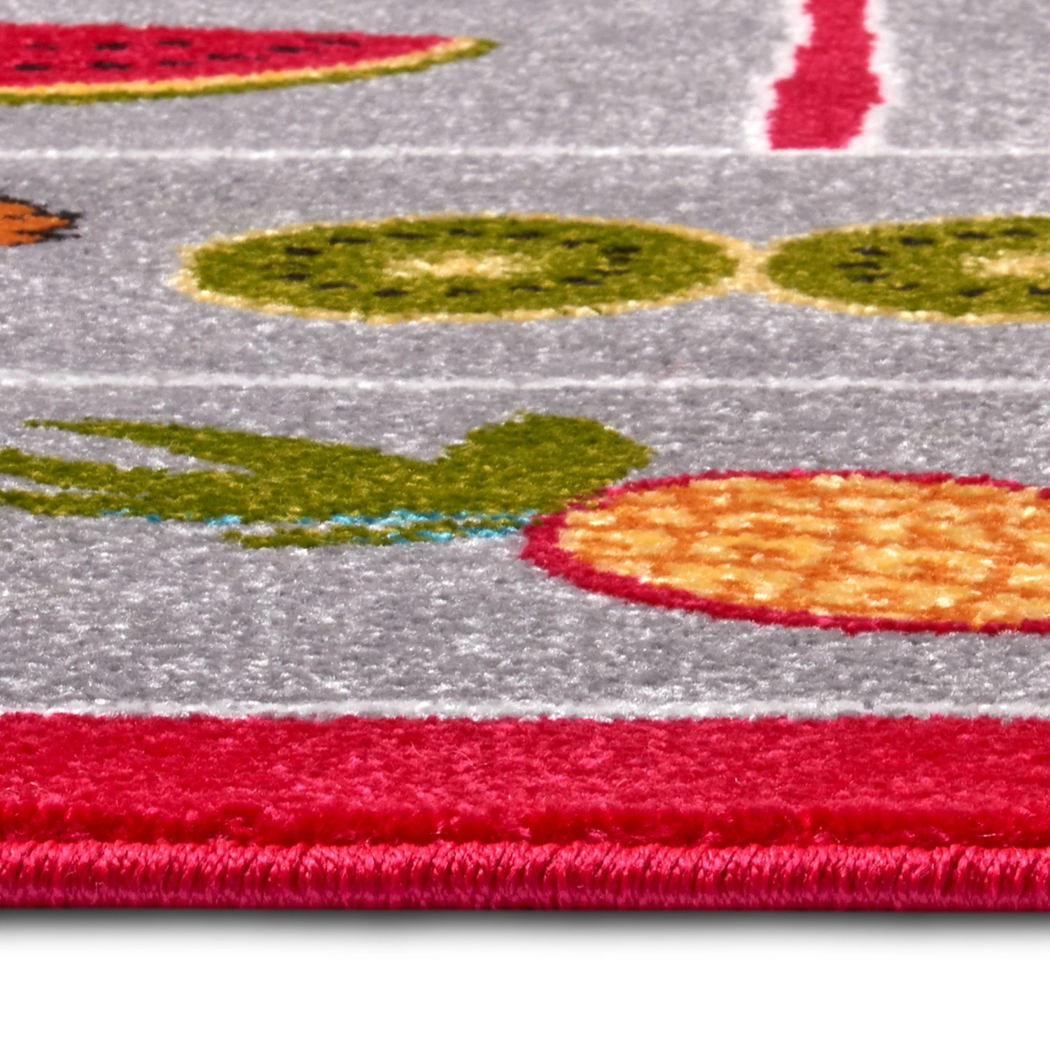 Hanse Home Tapis enfant / couloir Jungle Jump - Polypropylène thermobouclé - Rouge / Gris 8 Hanse Home Tapis enfant / couloir Jungle Jump - Polypropylène thermobouclé - Rouge / Gris – Image 6