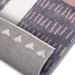 Hanse Home Tapis enfant / couloir Alpaca Dolly - Polypropylène thermobouclé - Gris / Rose vif -Tapis Soldes Boutique 1000360971 220726 040 DETAILS P000000001000360971