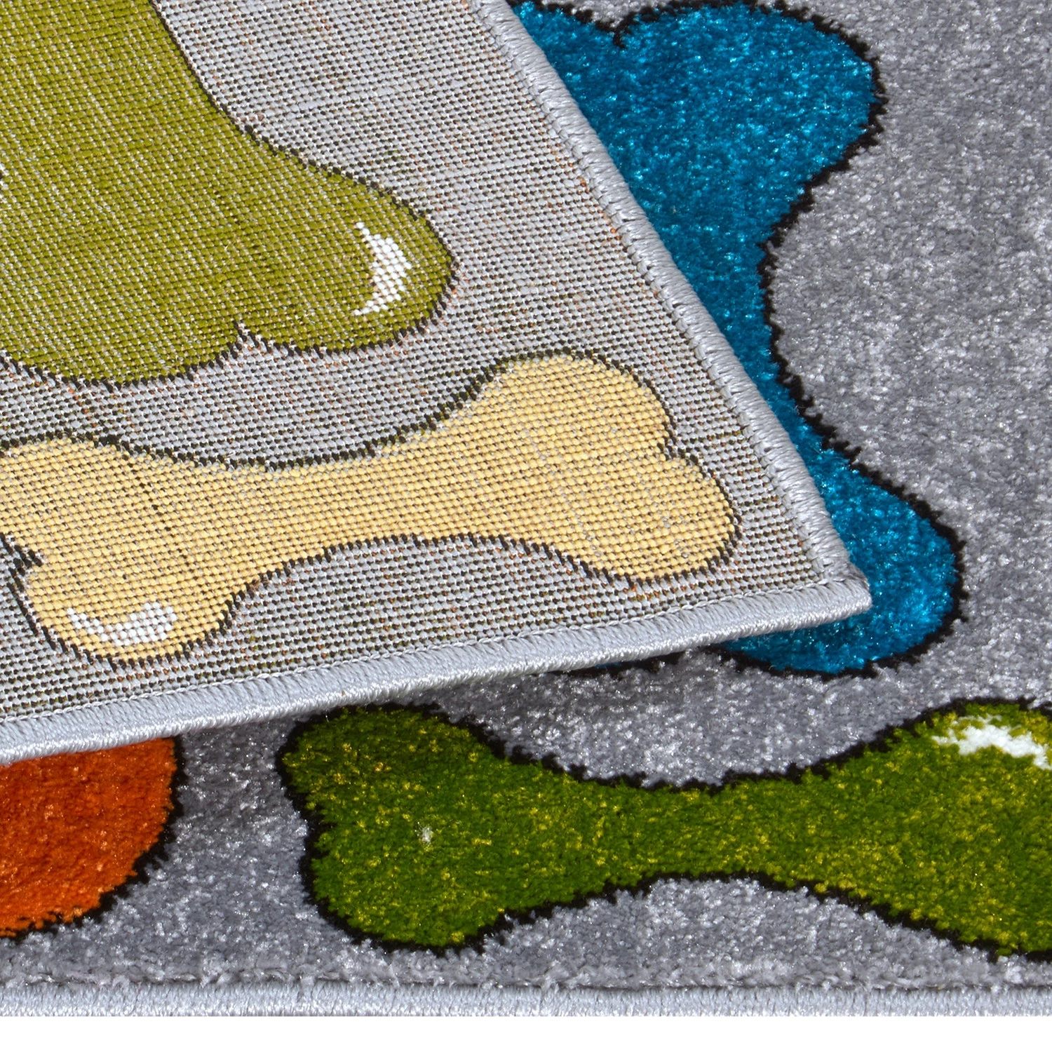 Hanse Home Tapis pour chien Bright Bones - Polypropylène thermobouclé - Gris 4 Hanse Home Tapis pour chien Bright Bones - Polypropylène thermobouclé - Gris – Image 2