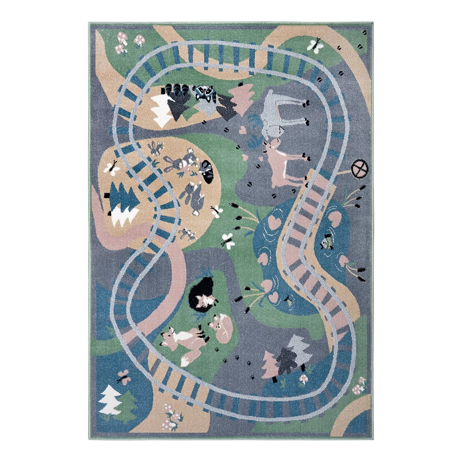 Hanse Home Tapis enfant Forest Route - Polypropylène thermobouclé - Multicolore - 120 x 170 cm 3 Hanse Home Tapis enfant Forest Route - Polypropylène thermobouclé - Multicolore - 120 x 170 cm