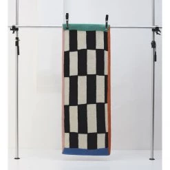Tom Tailor Tapis Bings Long Check Mate - Laine vierge - Multicolore - 70 x 70 cm -Tapis Soldes Boutique 1000363892 220707 022 MOOD DETAILS P000000001000363892 mood