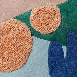 Tom Tailor Tapis Oranges & Combs - Laine vierge - Multicolore - 140 x 140 cm 10 Tom Tailor Tapis Oranges & Combs - Laine vierge - Multicolore - 140 x 140 cm -Tapis Soldes Boutique 1000363894 220707 030 DETAILS P000000001000363894