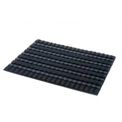 Astra Paillasson Poly Brush - Anthracite - 40 x 60 cm -Tapis Soldes Boutique fussmatte poly brush anthrazit 40 x 60 cm 4136272