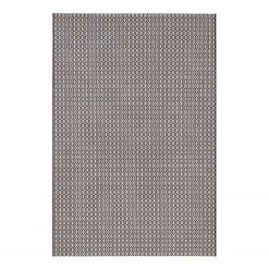 Northrugs Tapis intérieur/extérieur Coin - Noir / Blanc - 140 x 200 cm