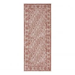 Northrugs Tapis intérieur/extérieur Curacao - Rouge brique - 80 x 350 cm