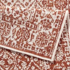 Northrugs Tapis intérieur/extérieur Curacao - Rouge brique - 80 x 350 cm -Tapis Soldes Boutique in outdoorlaeufer curacao kunstfaser orange cremeweiss 80 x 250 cm 4812012