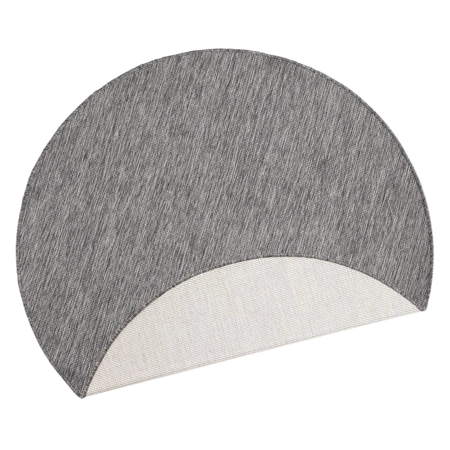 Northrugs Tapis long intérieur/extérieur Mosta - Gris - Ø 140 cm 5 Northrugs Tapis long intérieur/extérieur Mosta - Gris - Ø 140 cm – Image 3