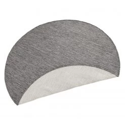 Northrugs Tapis long intérieur/extérieur Mosta - Gris - Ø 140 cm 10 Northrugs Tapis long intérieur/extérieur Mosta - Gris - Ø 140 cm -Tapis Soldes Boutique in outdoorlaeufer miami kunstfaser creme grau 140 cm 4817628