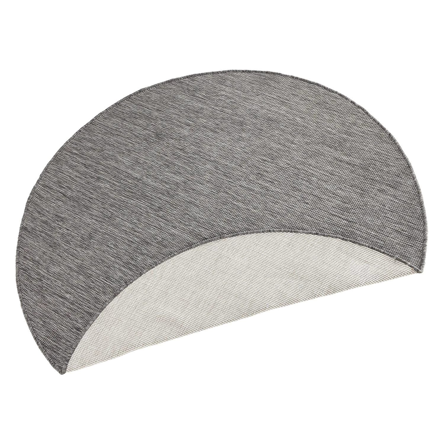 Northrugs Tapis long intérieur/extérieur Mosta - Gris - Ø 140 cm 6 Northrugs Tapis long intérieur/extérieur Mosta - Gris - Ø 140 cm – Image 4
