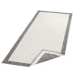 Northrugs Tapis long intérieur/extérieur Qala - Gris - 80 x 250 cm -Tapis Soldes Boutique in outdoorlaeufer panama kunstfaser creme grau 80 x 250 cm 4812700