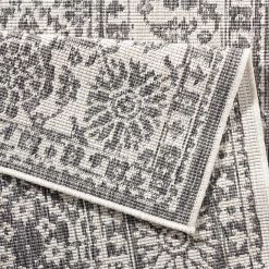 Northrugs Tapis intérieur / extérieur Curacao - Gris - 200 x 290 cm -Tapis Soldes Boutique in outdoorteppich curacao kunstfaser grau creme 160 x 230 cm 4812264