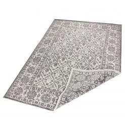 Northrugs Tapis intérieur / extérieur Curacao - Gris - 200 x 290 cm -Tapis Soldes Boutique in outdoorteppich curacao kunstfaser grau creme 160 x 230 cm 4812268