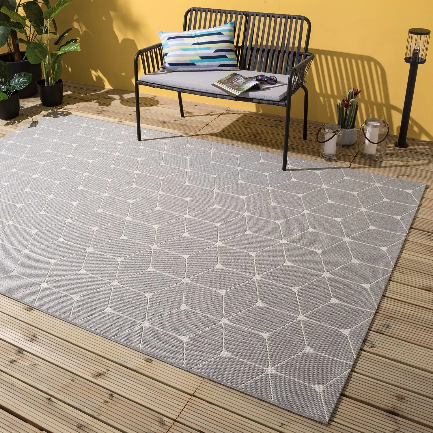 Top Square Tapis intérieur/extérieur Kusel - Fibres synthétiques 4 Top Square Tapis intérieur/extérieur Kusel - Fibres synthétiques – Image 2